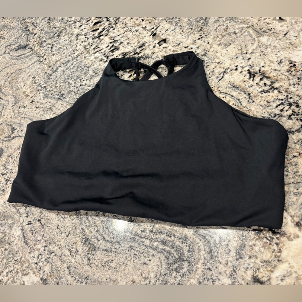 Black Lole women’s sports bra strappy Xl